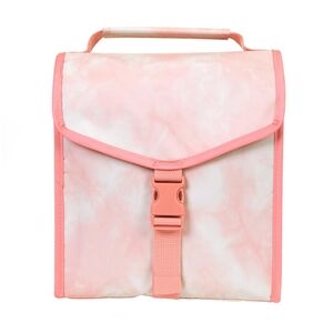 Fold-Over Lunch Bag (Rose Pink Tie-Dye)